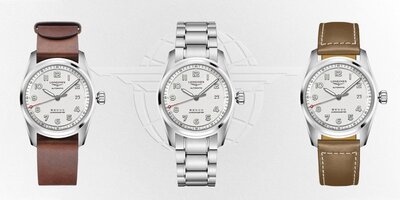 Longines Spirit Automatic Chronometer L3.810.4.73.9 (+ 2 Ersatz-Uhrenarmbänder)