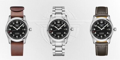 Longines Spirit Automatic Chronometer L3.811.4.53.9 (+ 2 Ersatz-Uhrenarmbänder)