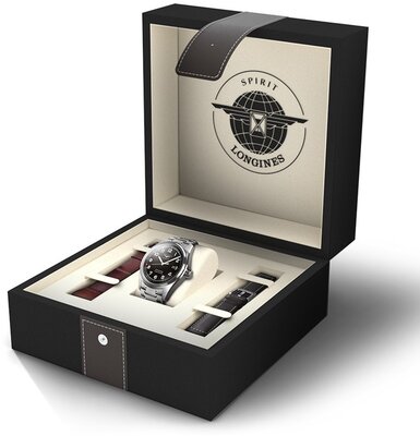 Longines Spirit Automatic Chronometer L3.811.4.53.9 (+ 2 Ersatz-Uhrenarmbänder)
