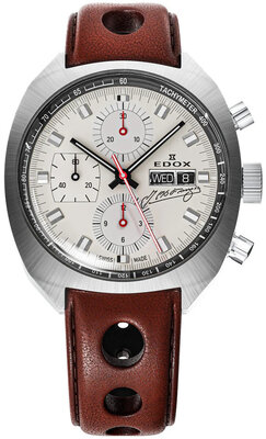 Edox Sportsman Automatic Chronograph 01132 3G BEAN Juan Manuel Fangio Limited Edition 115pcs (+ Ersatzband)