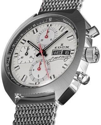 Edox Sportsman Automatic Chronograph 01132 3G BEAN Juan Manuel Fangio Limited Edition 115pcs (+ Ersatzband)