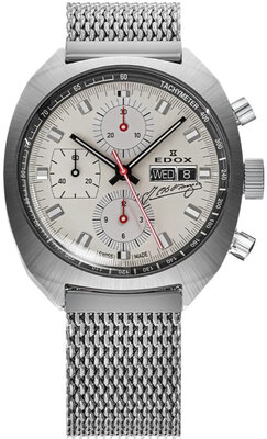 Edox Sportsman Automatic Chronograph 01132 3G BEAN Juan Manuel Fangio Limited Edition 115pcs (+ Ersatzband)