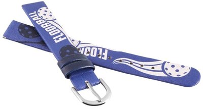 Kunstlederband JVD RJ7234.3 14mm, Blau, Kinder