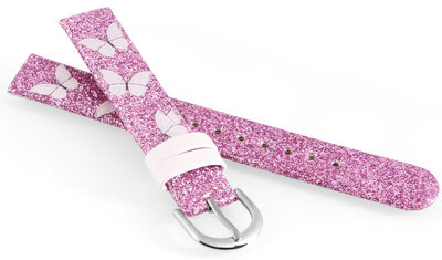 Kunstlederband JVD RJ7238.1 14mm, lila, Kinder