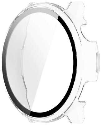 Schutzhülle (pro Garmin Venu 4, 45mm), Kunststoff, transparent + Glas