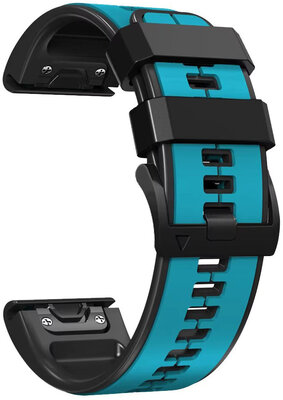 Silikonband Ricardo 26mm (pro Garmin Fenix 8/7X/6X (51mm), Tactix aj.), Blau, QuickFit