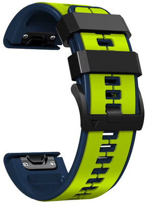Silikonband Ricardo 26mm (pro Garmin Fenix 8/7X/6X (51mm), Tactix aj.), Gelb, QuickFit