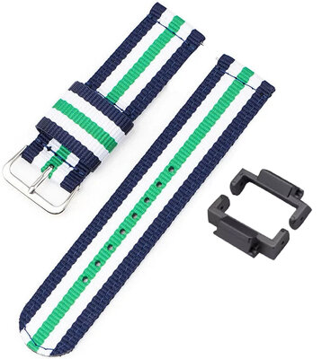 Textilband Ricardo 16mm (pro Casio G-Shock GA-2100/GA-2110, DW-5600, GW-6900), bunt V6, NATO, + Adapter