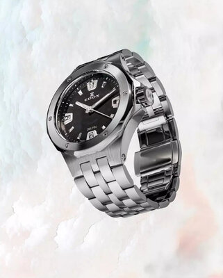 Edox Diver Date Lady Quartz 53100-3m-nannd