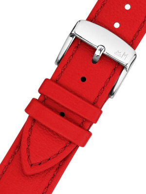 Leder-Uhrenarmband Morellato Alghero 6168E45.083 M, rot