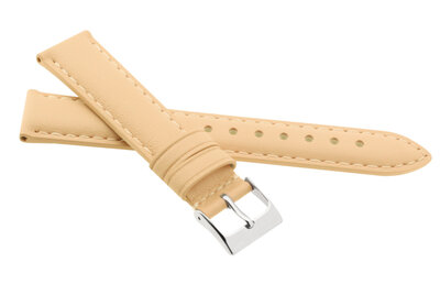 Lederband JVD R41342 14mm, Beige