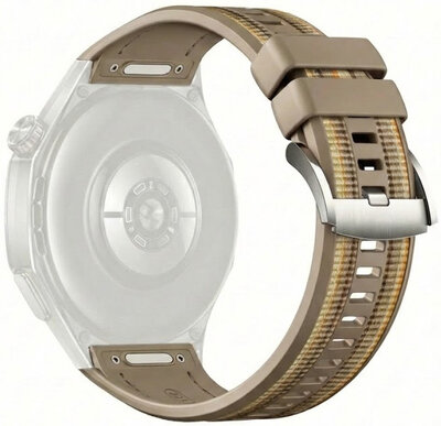 Silikonband Ricardo 22mm (pro Huawei Watch GT 6 Pro), Braun, QuickFit