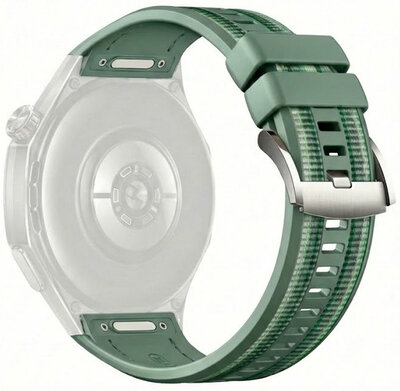 Silikonband Ricardo 22mm (pro Huawei Watch GT 6 Pro), Grün, QuickFit