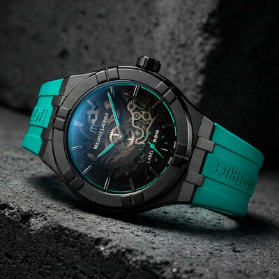 Maurice Lacroix Aikon Automatic Skeleton AI6028-DLB0B-030-H Label Noir Limited Edition 100pcs (+ Ersatzband)