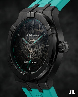 Maurice Lacroix Aikon Automatic Skeleton AI6028-DLB0B-030-H Label Noir Limited Edition 100pcs (+ Ersatzband)
