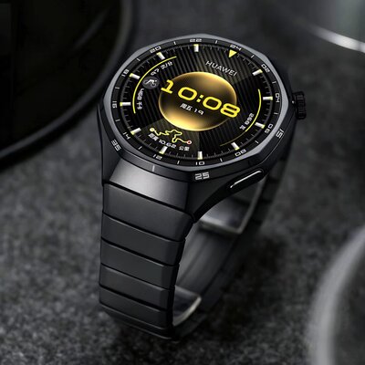 Titanarmband Ricardo Crévacol (für Huawei Watch GT 6 Pro), QuickFit, Black