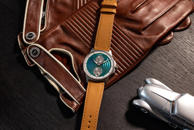 Robot Aerodynamic Titanium Green Mechanical 2101ST07