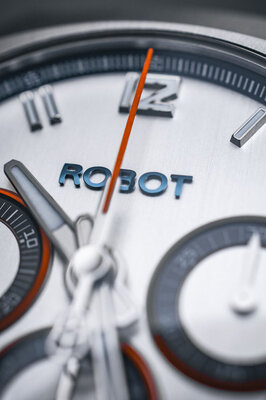 Robot Robotic One Silver 2501ST01 Automatic Chronograph (+ Ersatzband)