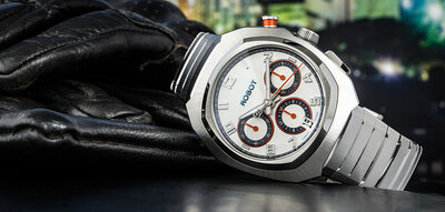 Robot Robotic One Silver 2501ST01 Automatic Chronograph (+ Ersatzband)