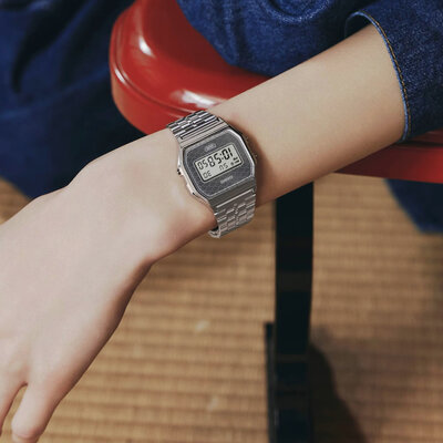 Casio Vintage A159WEVJ-7ER Seigaiha