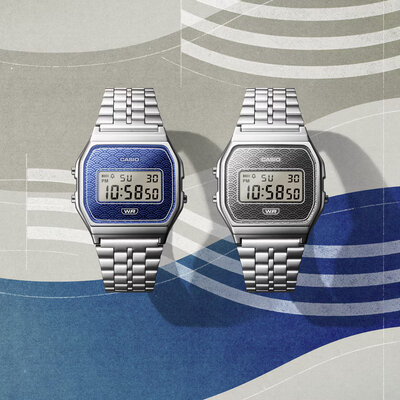 Casio Vintage A159WEVJ-7ER Seigaiha