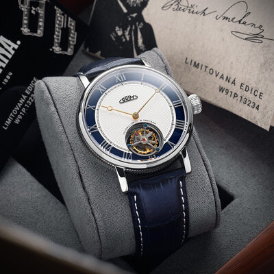 Prim Tourbillon Bedřich Smetana Gold Automatic W91P.13235.E Limited Edition 25pcs