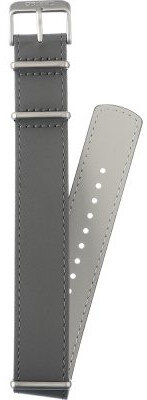 Lederband Orient UL00N014J0 20mm (für das Modell RA-AC0Q), Grau, NATO