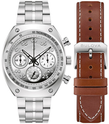 Bulova Archive Series "Shelby" Racer Chronograph Quartz 96K118 Limited Edition 9999pcs (+ Ersatzband)