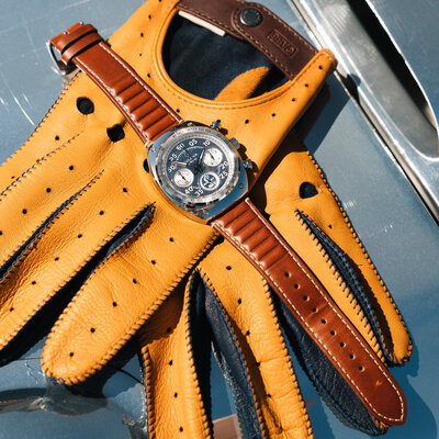 Bulova Archive Series "Shelby" Racer Chronograph Quartz 96K118 Limited Edition 9999pcs (+ Ersatzband)