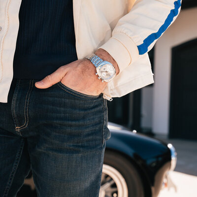 Bulova Archive Series "Shelby" Racer Chronograph Quartz 96K118 Limited Edition 9999pcs (+ Ersatzband)