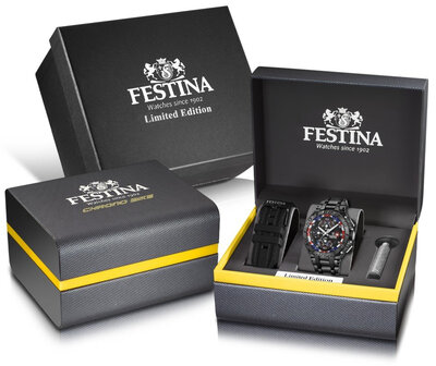 Festina Chrono Bike 20796/1 UK Limited Edition 1000pcs (+ Ersatz-Uhrenarmband)