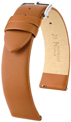 Lederband Hirsch Toronto 03702170-2, Braun, Kalb, Quick Release