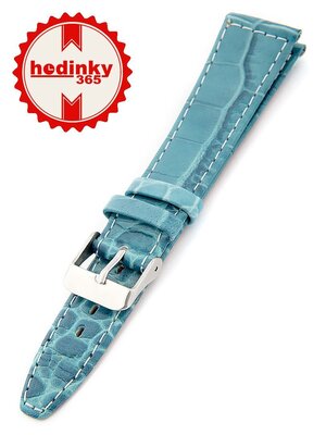 Leder-Uhrenarmband Mavex W-309-J2, blau