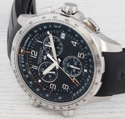 Hamilton Khaki X-Wind GMT Chrono Quartz H77912335