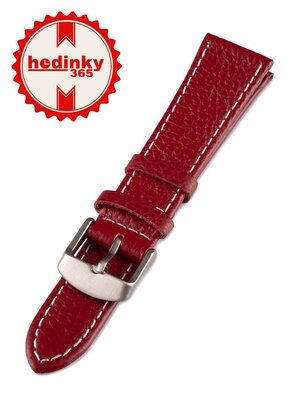 Lederband Mavex W-00-D, Rot