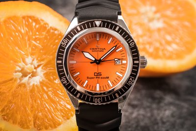Certina DS Super PH500M Automatic Powermatic 80 Nivachron Diver's C037.407.17.280.10 VDST Special Edition