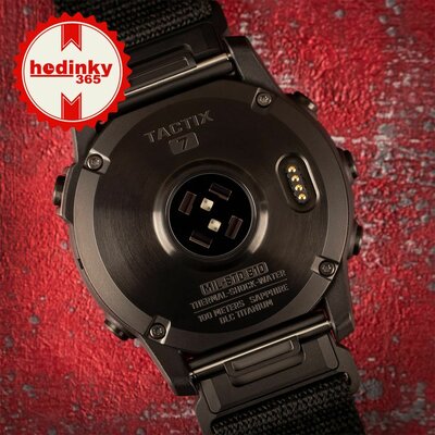 Garmin Tactix 7 Pro Solar Sapphire Ballistics Edition schwarzes Nylonband (+ Ersatzband)