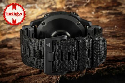 Garmin Tactix 7 Pro Solar Sapphire Black Nylon Band (+ Ersatz-Uhrenarmband)
