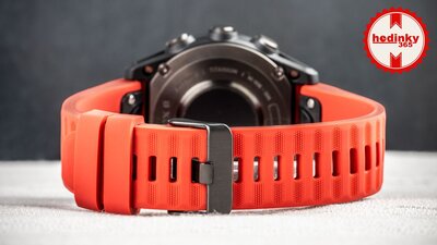 Silikon-Uhrenarmband Ricardo 20mm (für Garmin Fenix 8/7S/6S (43mm) u.a.), rot, QuickFit