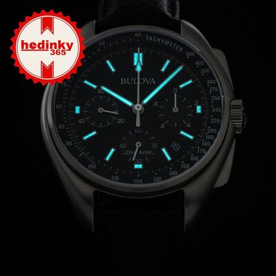 Bulova Lunar Pilot Quartz Chronograph 96B251 Special Edition (+ Ersatzband)