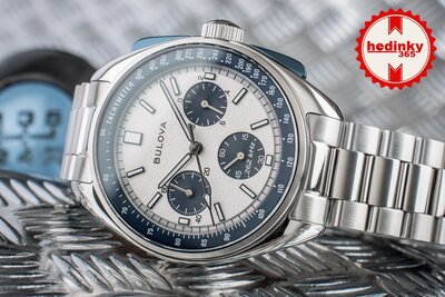 Bulova Lunar Pilot Quartz Chronograph 98K112 (+ Ersatzband)