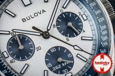 Bulova Lunar Pilot Quartz Chronograph 98K112 (+ Ersatzband)