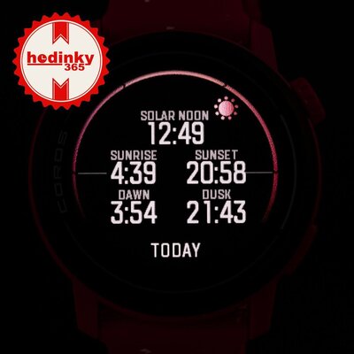 Coros Pace 3 Red / Silicone Band