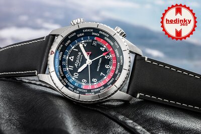 Alpina Startimer Pilot Quartz Worldtimer AL-255BRB4S26