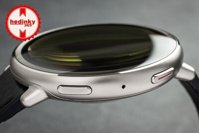 Amazfit Active 2 Premium (Round) schwarzes Leder (+ Ersatzband)