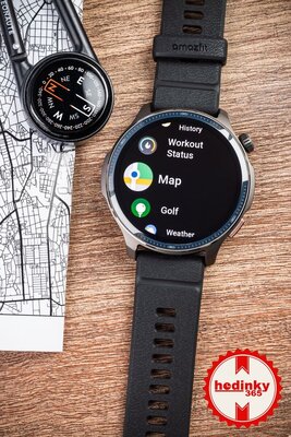 Amazfit Balance 2, schwarz (+ Ersatzband)
