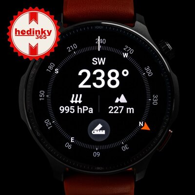 Amazfit Balance 2, schwarz (+ Ersatzband)