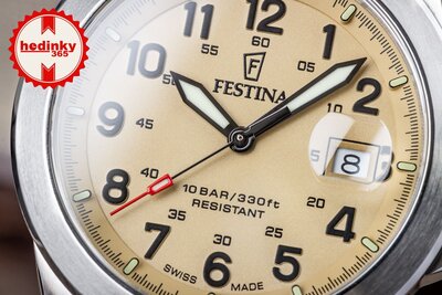 Festina Swiss Made Field 20081/1 (+ 2 Ersatzbänder)