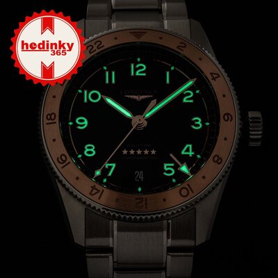 Longines Spirit Zulu Time 1925 Automatic GMT Chronometr L3.803.5.53.6 (+ Ersatzarmband)