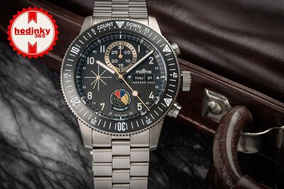 Fortis Novonaut N-42 Automatic Chronograph Amadee-24 F2040016 Limited Edition 100 Stück (+ Ersatzband)